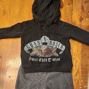 Guns & Roses 12 Month Sweat Suit